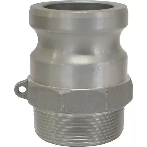 1-1/2" Aluminum Camlock Fitting - Male Coupler x MPT Thread