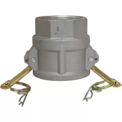 1-1/4" Aluminum Camlock Fitting - Female Coupler x FPT Thread